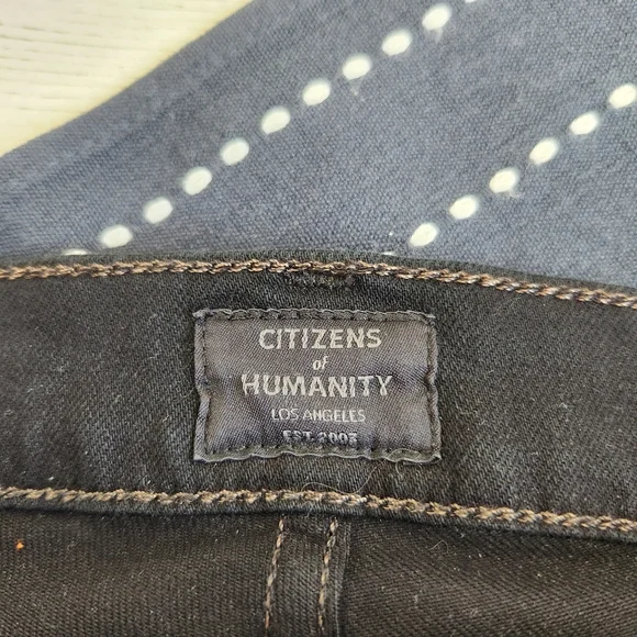 Citizens of Humanity Gage Classic Straight Leg Jeans Black Size 36x28 - Picture 10 of 10